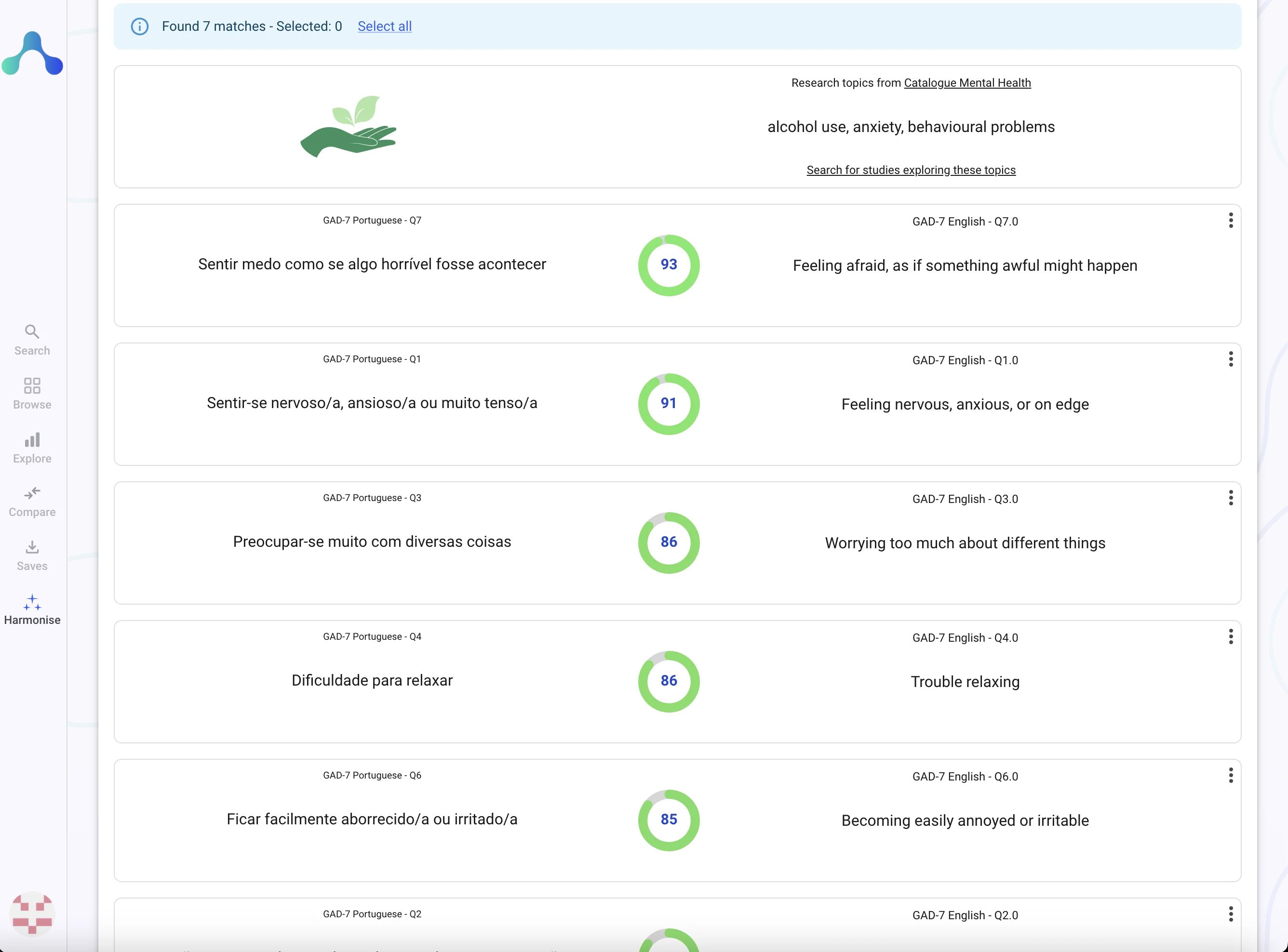 Harmony Data & Search